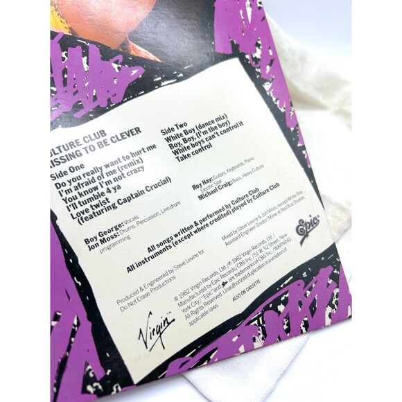 1982 Culture Club Kissing to be Clever Promotional LP - Picture 4 of 7